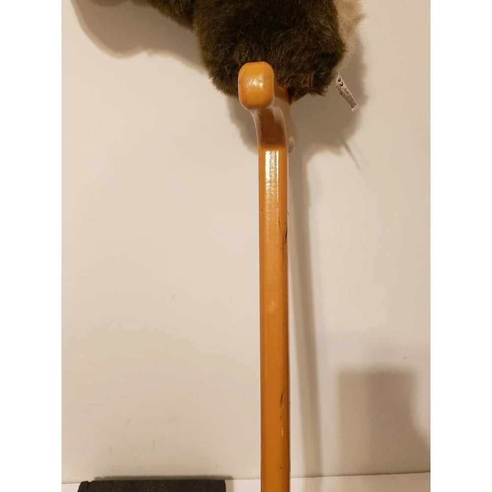 Merrythought Ironbridge Shrops Hobby Horse Toy Wooden Wheels Plush England